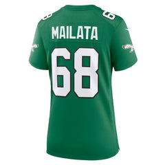 Jordan Mailata Philadelphia Eagles Women's Alternate Game Jersey - Kelly Green | Nike sale