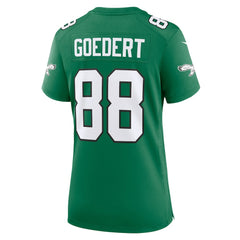 Dallas Goedert Philadelphia Eagles Women's Alternate Game Jersey - Kelly Green | Nike on sale