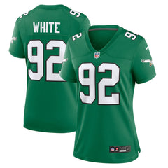Reggie White Philadelphia Eagles Women's Alternate Game Jersey - Kelly Green | Nike for sale