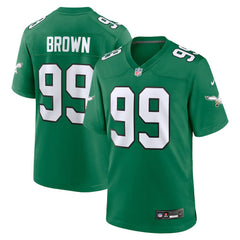 Jerome Brown Philadelphia Eagles Retired Player Alternate Game Jersey - Kelly Green | Nike on sale