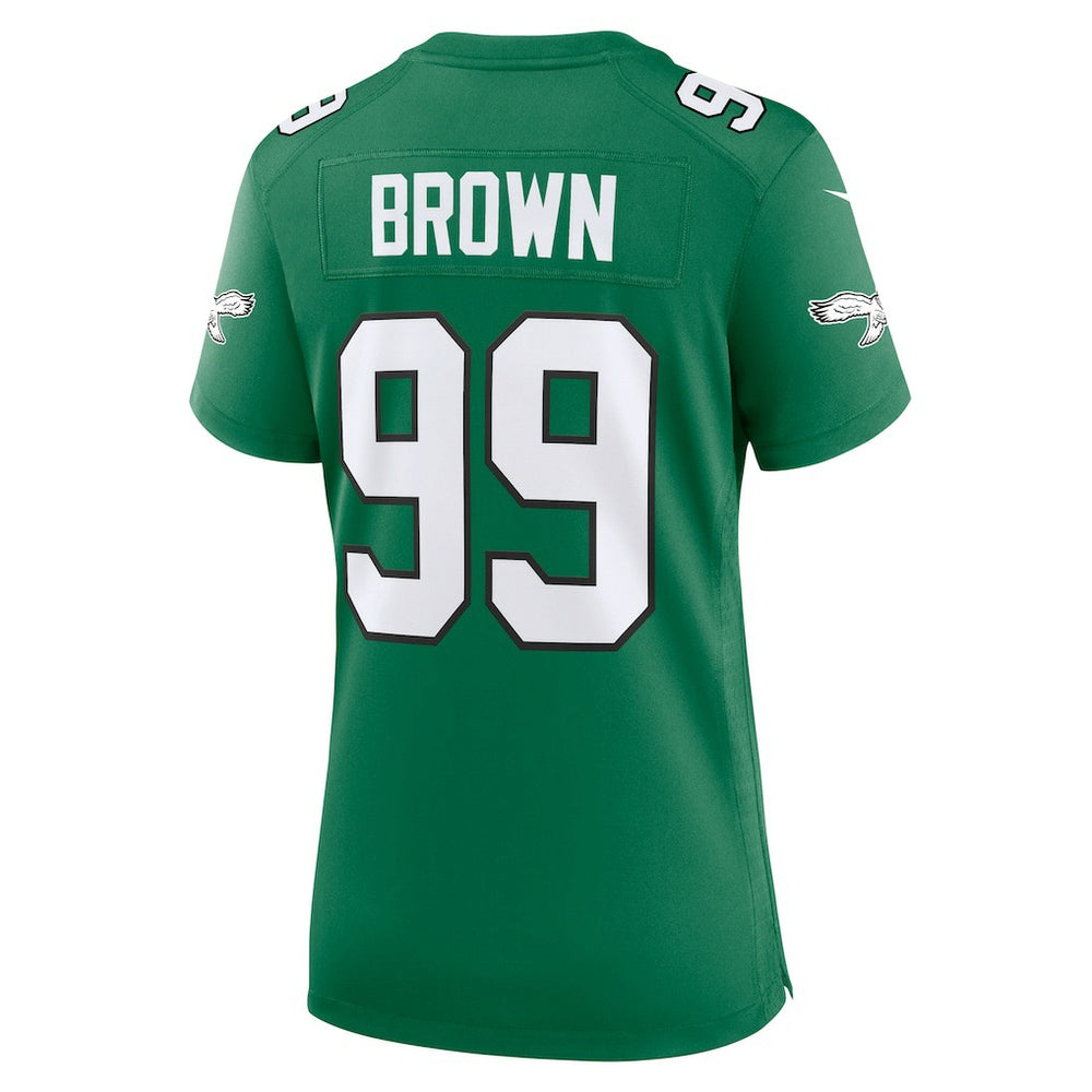 Jerome Brown Philadelphia Eagles Women's Alternate Game Jersey - Kelly Green | Nike on sale