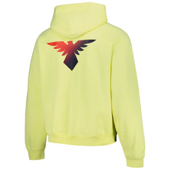 Club America Team Oversized Raglan Pullover Hoodie - Yellow cheap