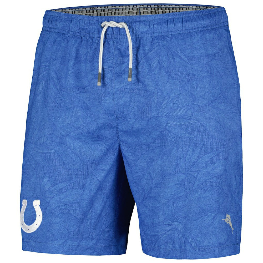 Indianapolis Colts Naples Layered Leaves Swim Trunks - Royal sale