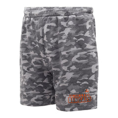 Cincinnati Bengals Concepts Sport Biscayne Camo Shorts - Charcoal on sale