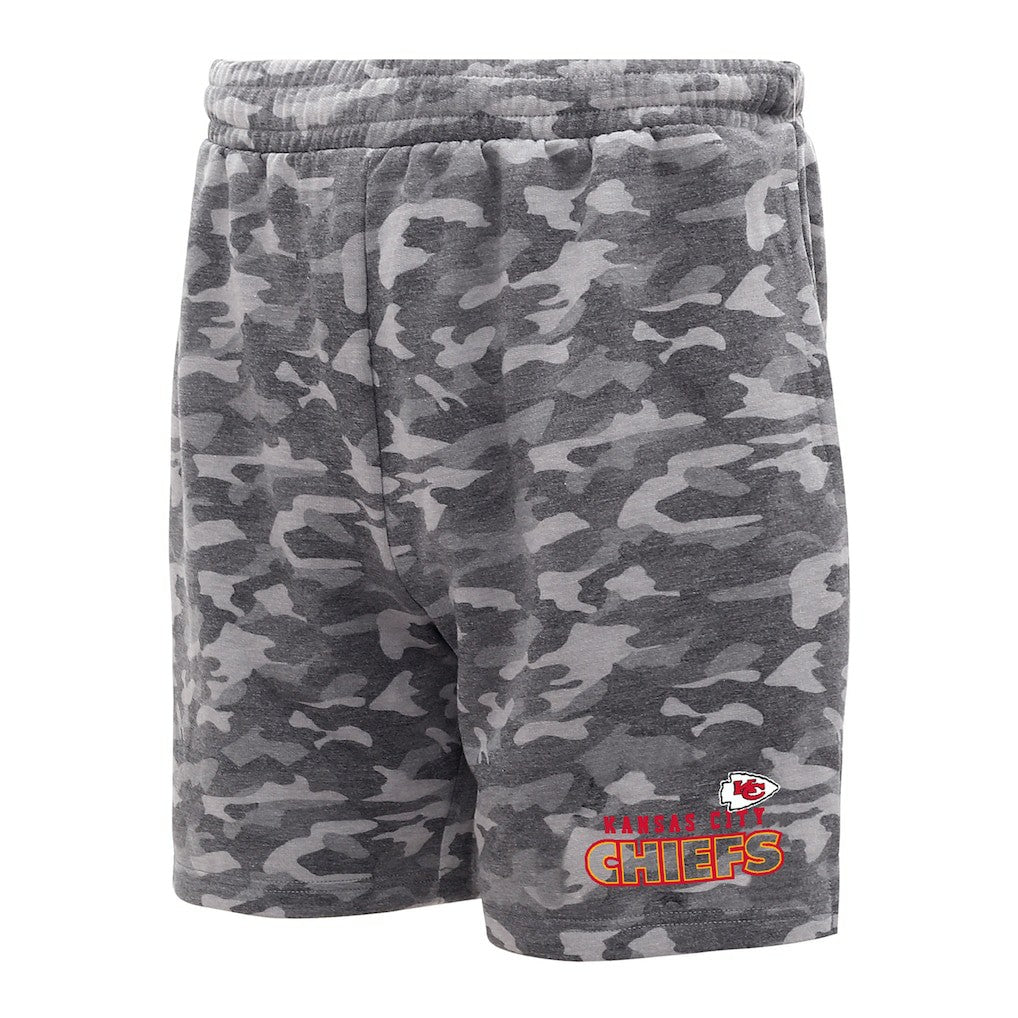 Kansas City Chiefs Concepts Sport Biscayne Camo Shorts - Charcoal on sale