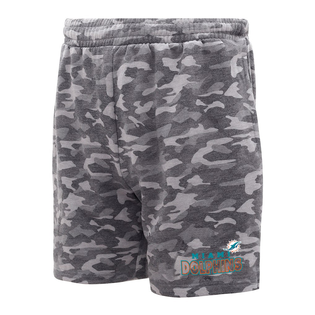 Miami Dolphins Concepts Sport Biscayne Camo Shorts - Charcoal online