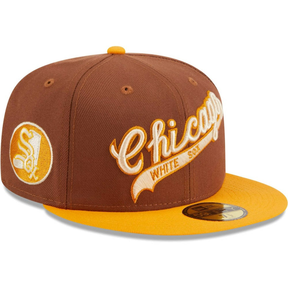 Chicago White Sox Tiramisu  59FIFTY Fitted Hat - Brown | New Era
