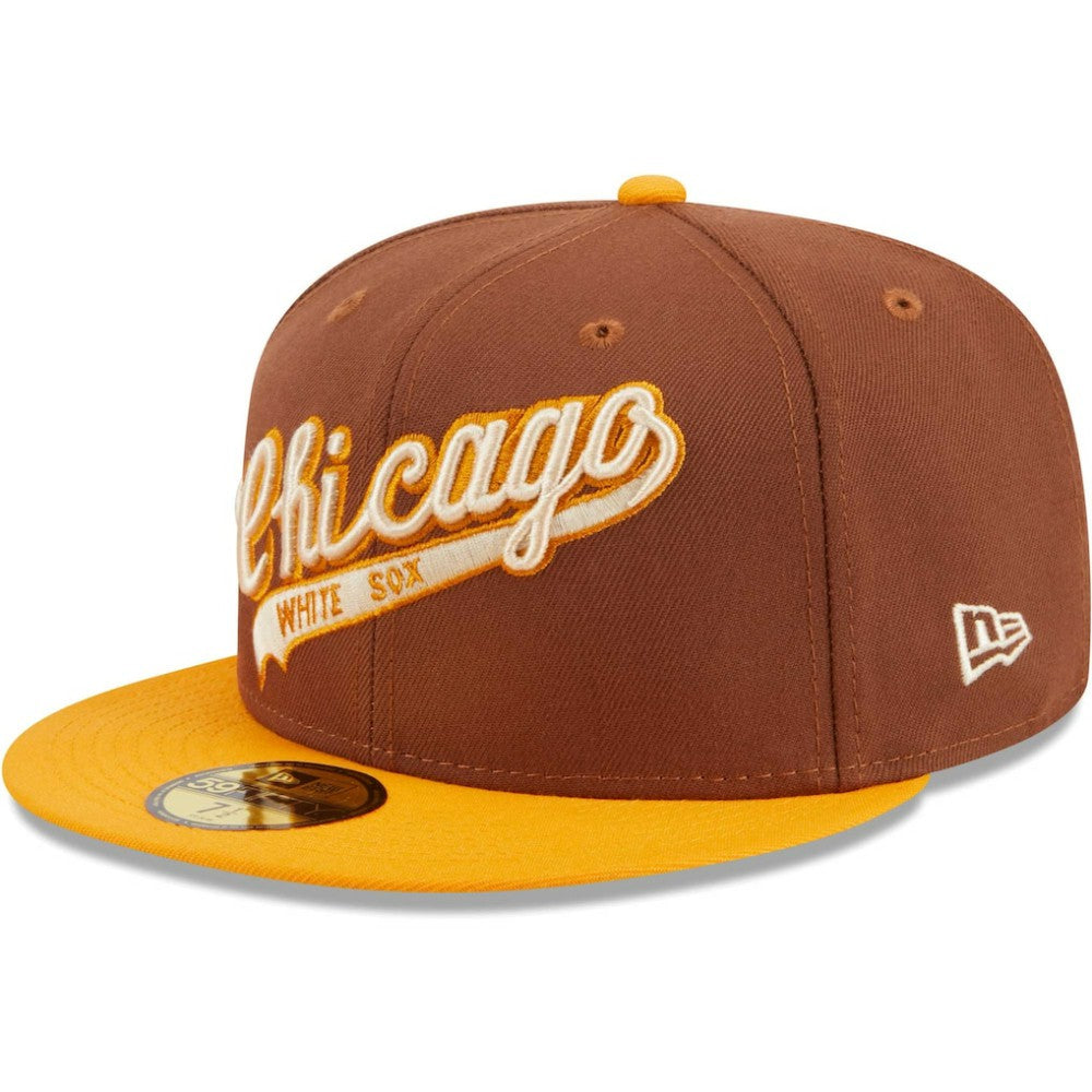 Chicago White Sox Tiramisu  59FIFTY Fitted Hat - Brown | New Era