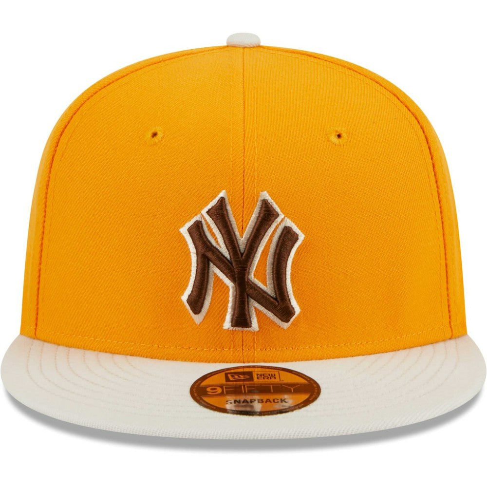 New York Yankees Tiramisu  9FIFTY Snapback Hat - Gold | New Era