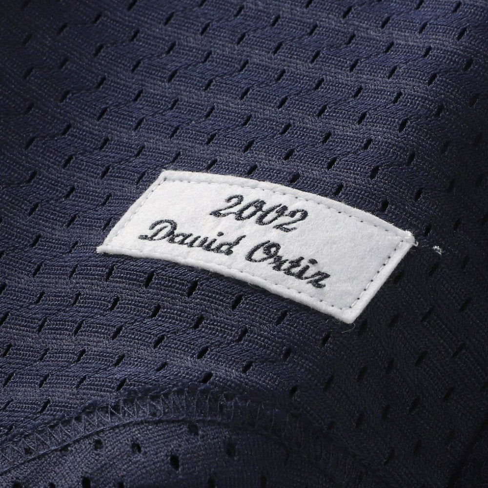 David Ortiz Minnesota Twins Youth Cooperstown Collection Mesh Batting Practice Jersey - Navy | Mitchell & Ness