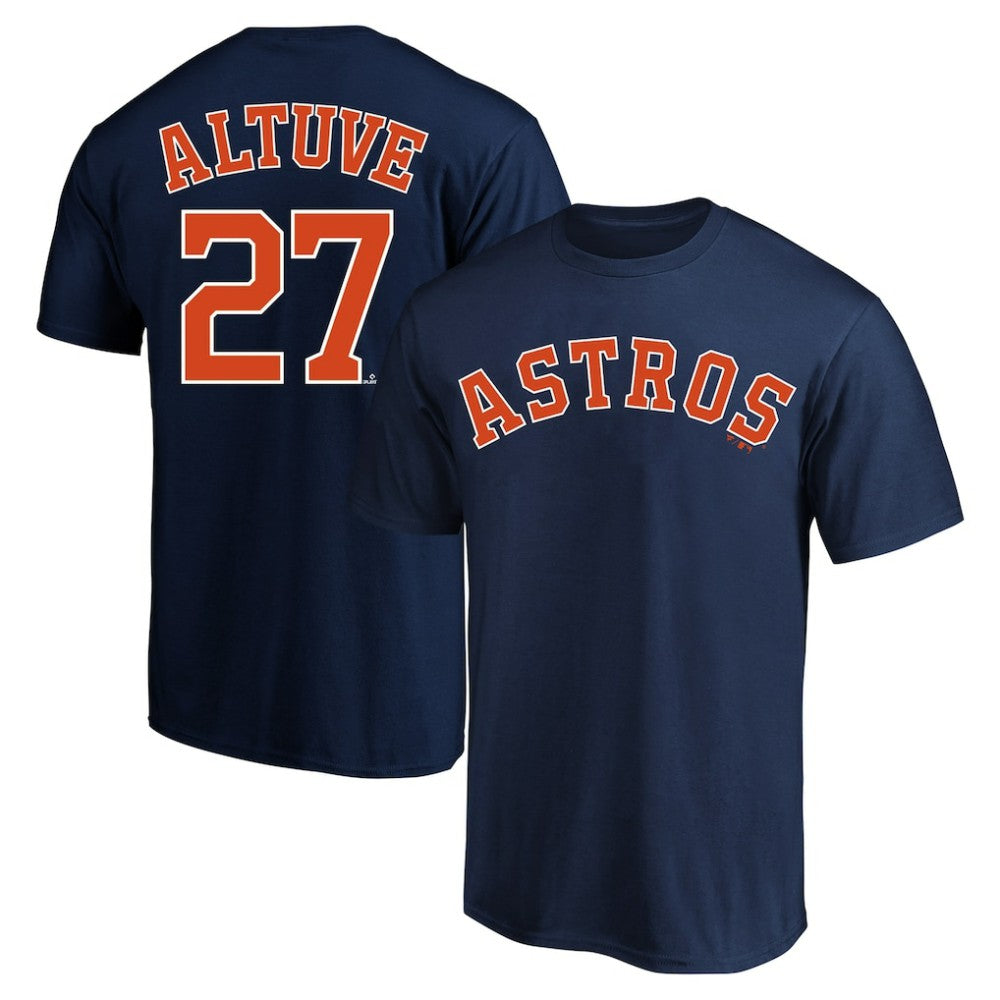 Jose Altuve Houston Astros Big & Tall Name & Number T-Shirt - Navy