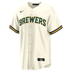 Sal Frelick Milwaukee Brewers Home Replica Player Jersey - Cream | Nike