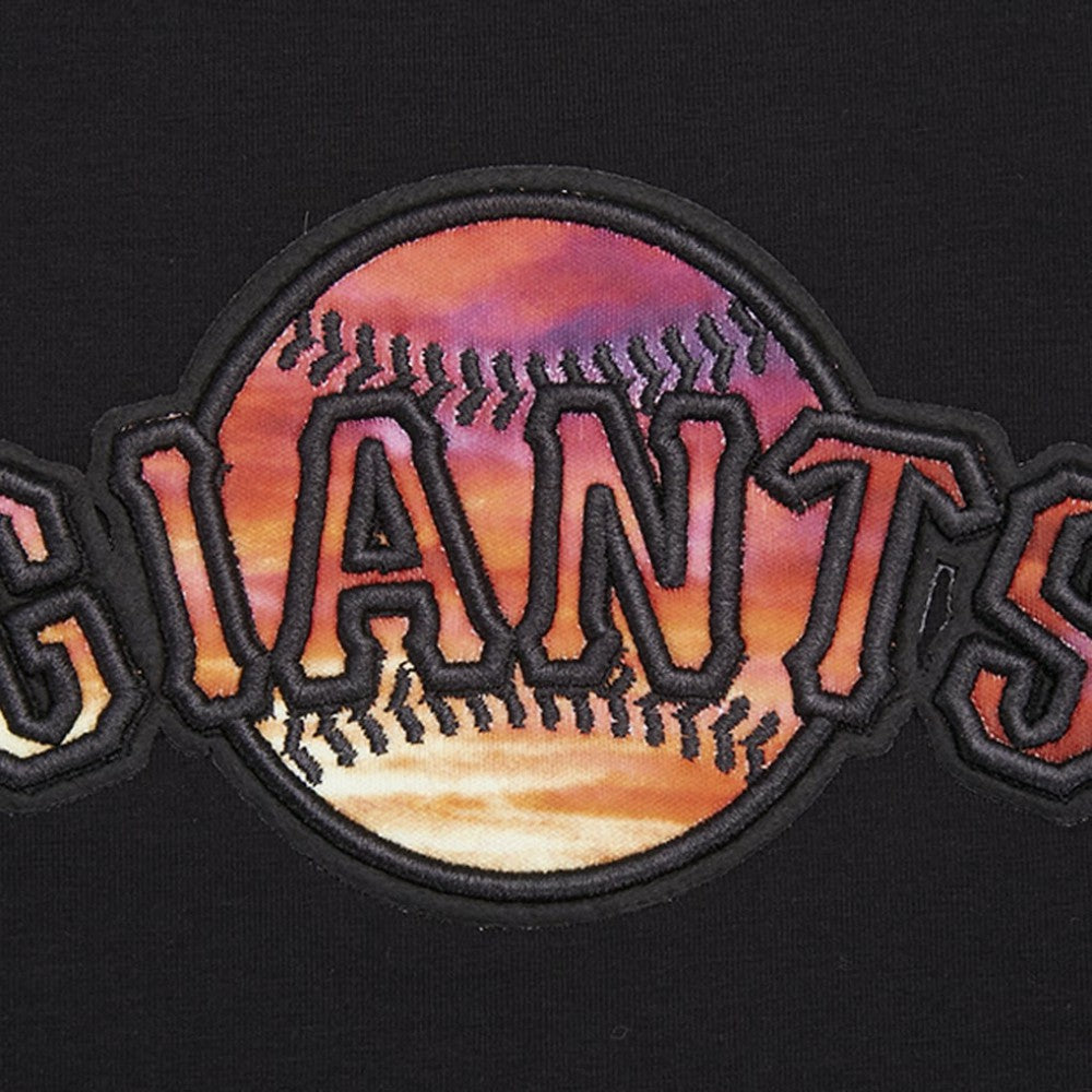San Francisco Giants Pro Standard Women's Painted Sky Boxy Cropped T-Shirt - Black