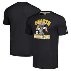 Pittsburgh Steelers Homage Unisex Monsters of the Gridiron Halloween Tri-Blend T-Shirt - Charcoal online