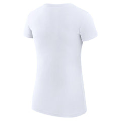 Miami Marlins G-III 4Her by Carl Banks Women's Super-Slim Fit Lightweight Team Graphic T-Shirt - White