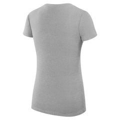 St. Louis Cardinals G-III 4Her by Carl Banks Women's Super-Slim Fit Lightweight Team Graphic V-Neck T-Shirt - Heather Gray