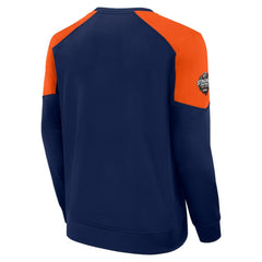 New York Islanders Fanatics 2024 NHL Stadium Series Authentic Pro Fleece Logo Pullover Sweatshirt Navy