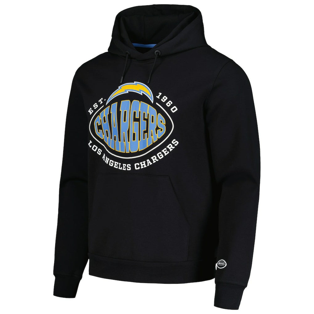 Los Angeles Chargers BOSS X NFL Touchback Pullover Hoodie - Black sale