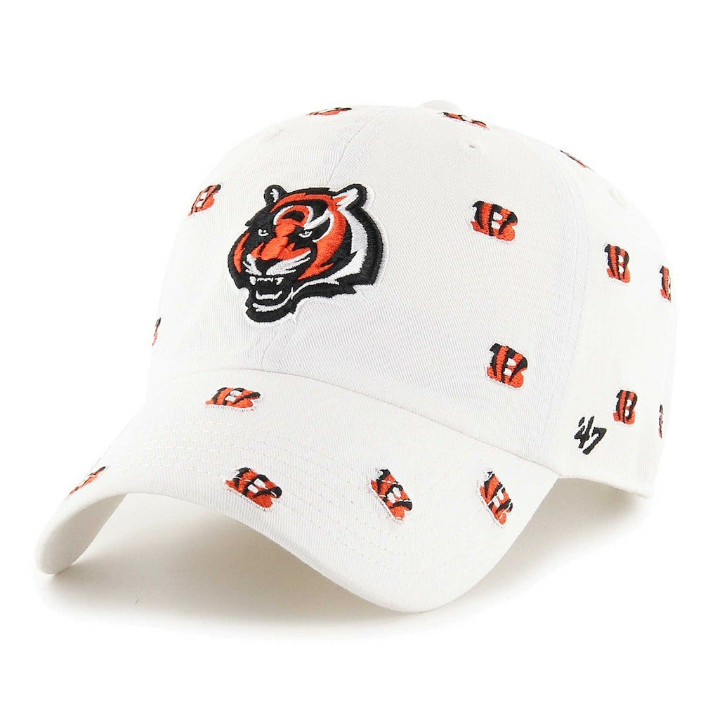 Cincinnati Bengals '47 Confetti Clean Up Adjustable Hat - White for sale