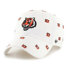 Cincinnati Bengals '47 Confetti Clean Up Adjustable Hat - White for sale