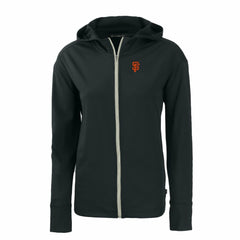 San Francisco Giants Cutter & Buck Women's Daybreak Eco Recycled Full-Zip Hoodie - Black