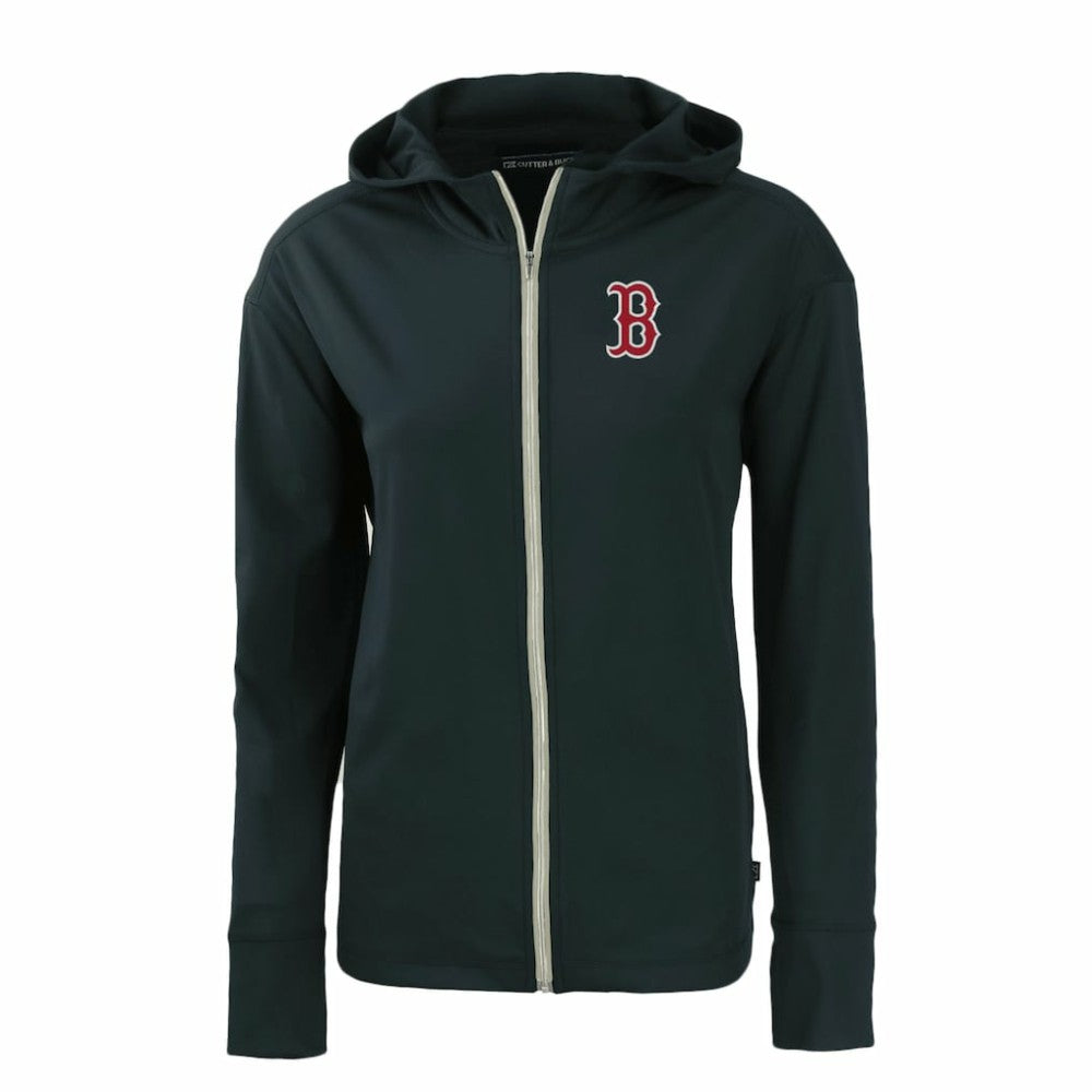 Boston Red Sox Cutter & Buck Women's Daybreak Eco Recycled Full-Zip Hoodie - Navy