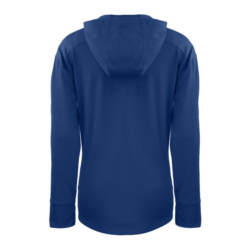 Texas Rangers Cutter & Buck Women's Daybreak Eco Recycled Half-Zip Hoodie - Royal