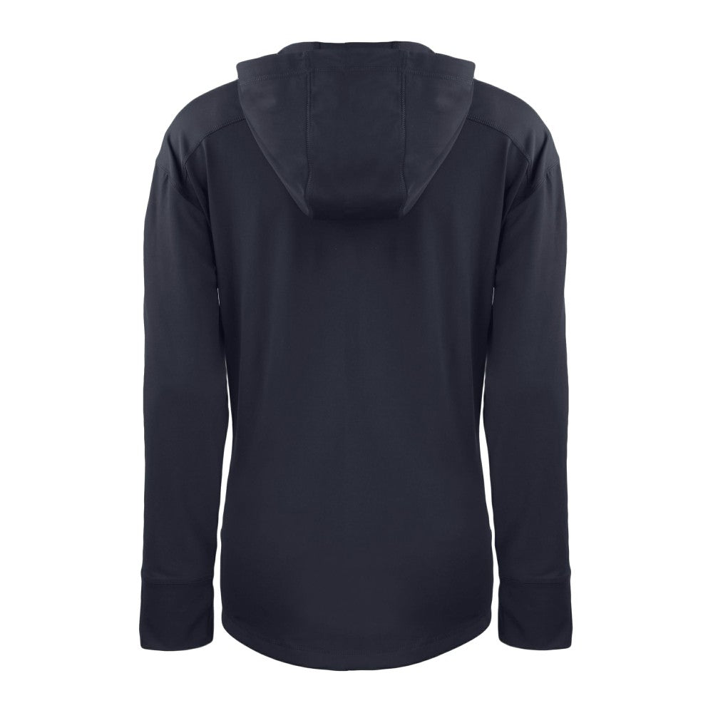 Cleveland Guardians Cutter & Buck Women's Daybreak Eco Recycled Half-Zip Hoodie - Navy
