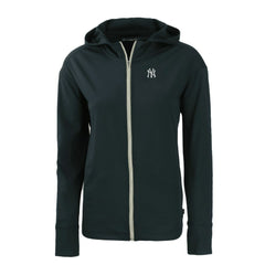 New York Yankees Cutter & Buck Women's Daybreak Eco Recycled Full-Zip Hoodie - Navy