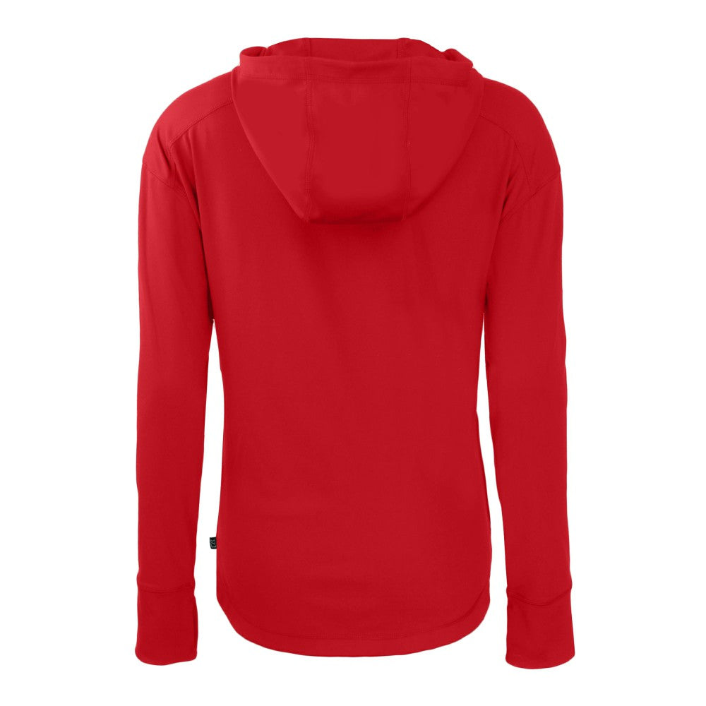 Cincinnati Reds Cutter & Buck Women's Daybreak Eco Recycled Full-Zip Hoodie - Red