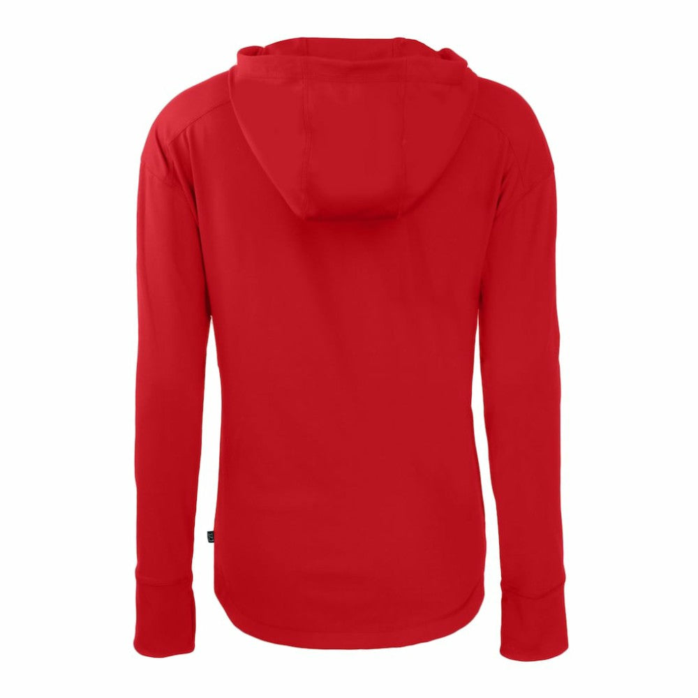 Philadelphia Phillies Cutter & Buck Women's Daybreak Eco Recycled Full-Zip Hoodie - Red