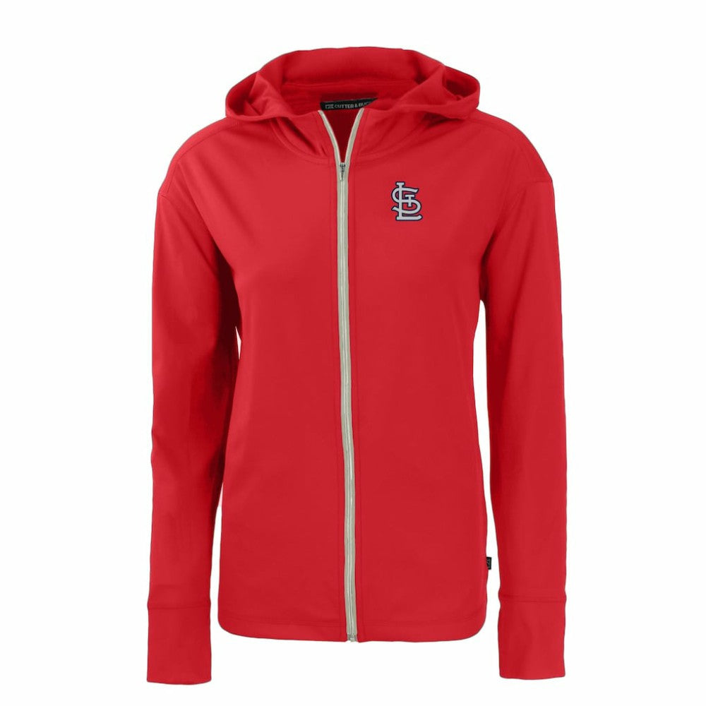 St. Louis Cardinals Cutter & Buck Women's Daybreak Eco Recycled Full-Zip Hoodie - Red