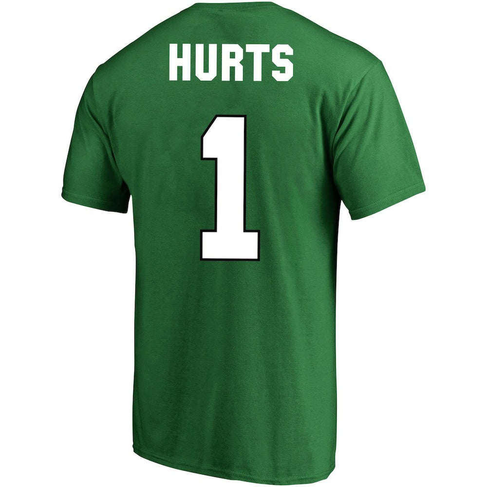 Jalen Hurts Philadelphia Eagles Big & Tall Player Name & Number T-Shirt - Kelly Green discount