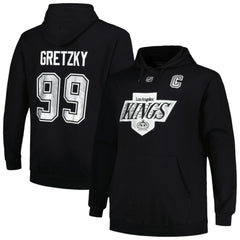 Wayne Gretzky Los Angeles Kings Mitchell & Ness Name & Number Pullover Hoodie Black