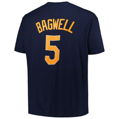 Jeff Bagwell Houston Astros Profile Big & Tall Cooperstown Collection Player Name & Number T-Shirt - Navy