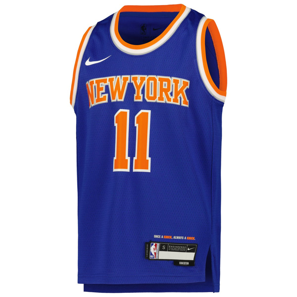 Jalen Brunson New York Knicks Youth Swingman Jersey - Icon Edition - Blue | Nike sale