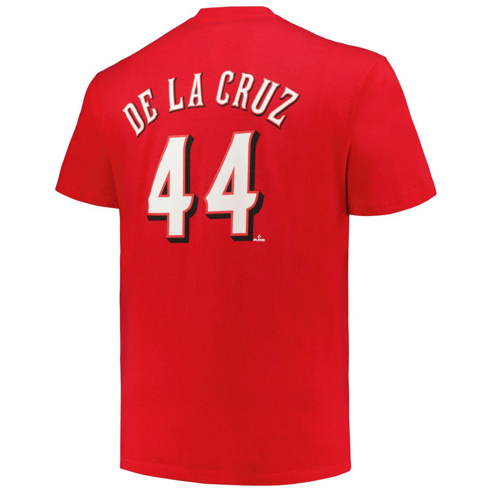 Elly De La Cruz Cincinnati Reds Big & Tall Name & Number T-Shirt - Red