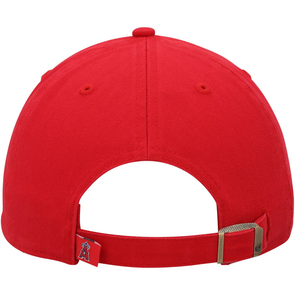 Los Angeles Angels Youth Clean Up Adjustable Hat - Red | 47 brand