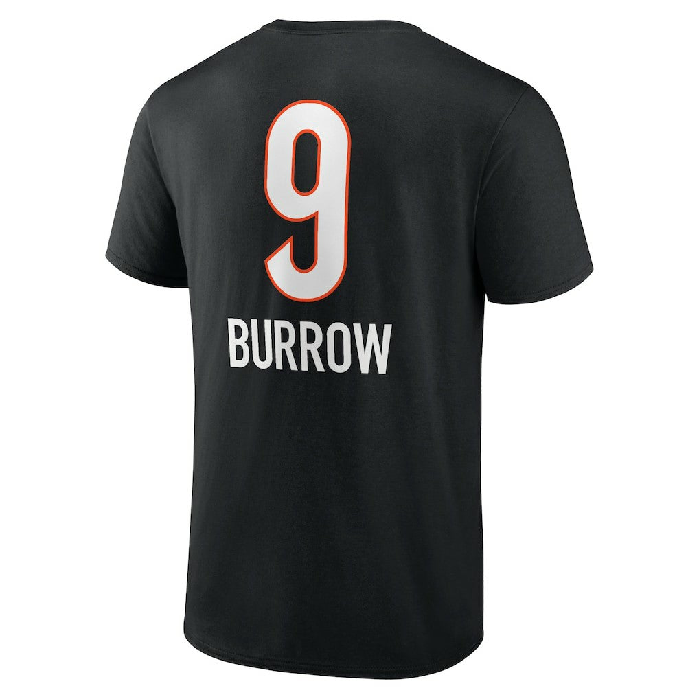 Joe Burrow Cincinnati Bengals Team Wordmark Name & Number T-Shirt - Black online