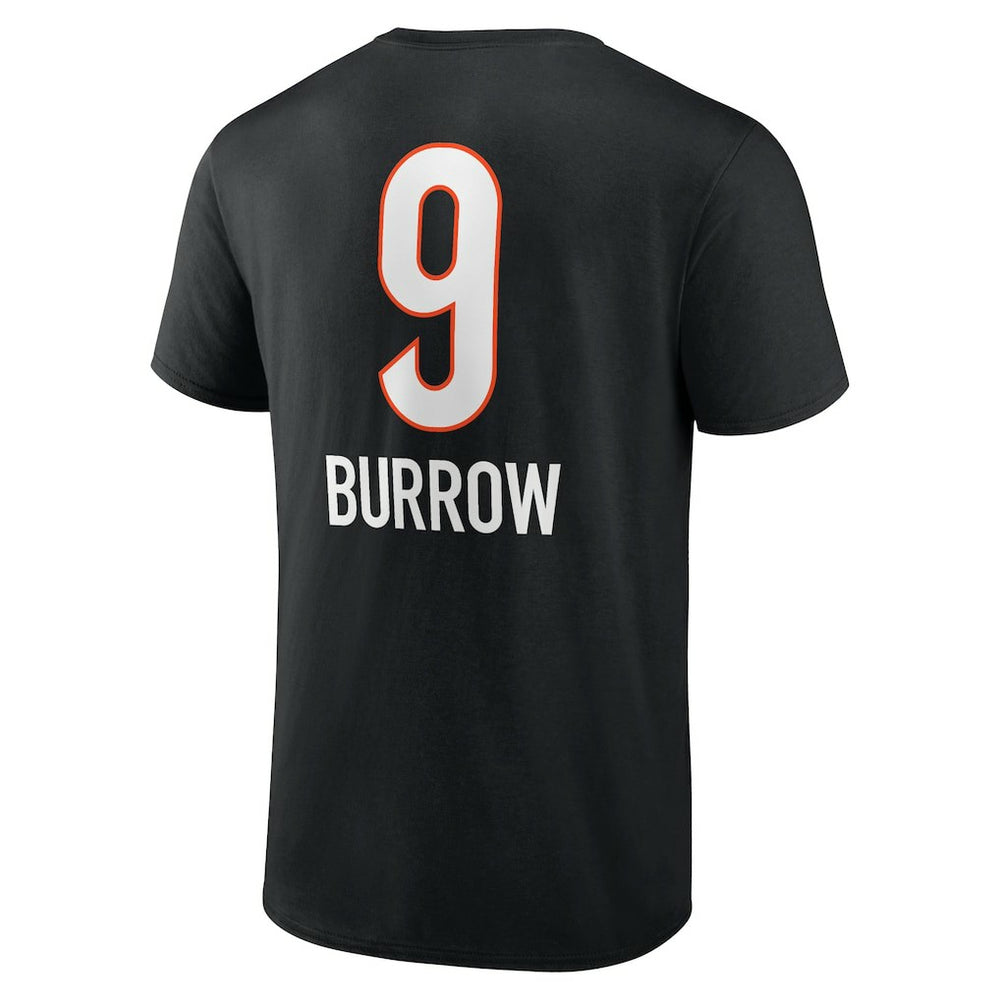 Joe Burrow Cincinnati Bengals Team Wordmark Name & Number T-Shirt - Black online