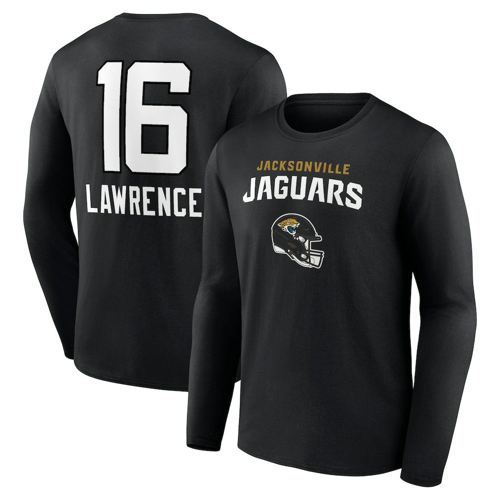 Trevor Lawrence Jacksonville Jaguars Team Wordmark Long Sleeve T-Shirt - Black outlet