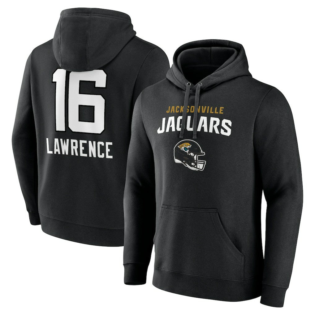 Trevor Lawrence Jacksonville Jaguars Team Wordmark Pullover Hoodie - Black outlet
