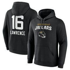 Trevor Lawrence Jacksonville Jaguars Team Wordmark Pullover Hoodie - Black outlet