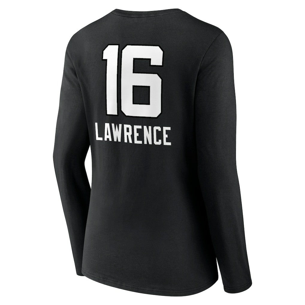 Trevor Lawrence Jacksonville Jaguars Women's Team Wordmark Long Sleeve V-Neck T-Shirt - Black outlet