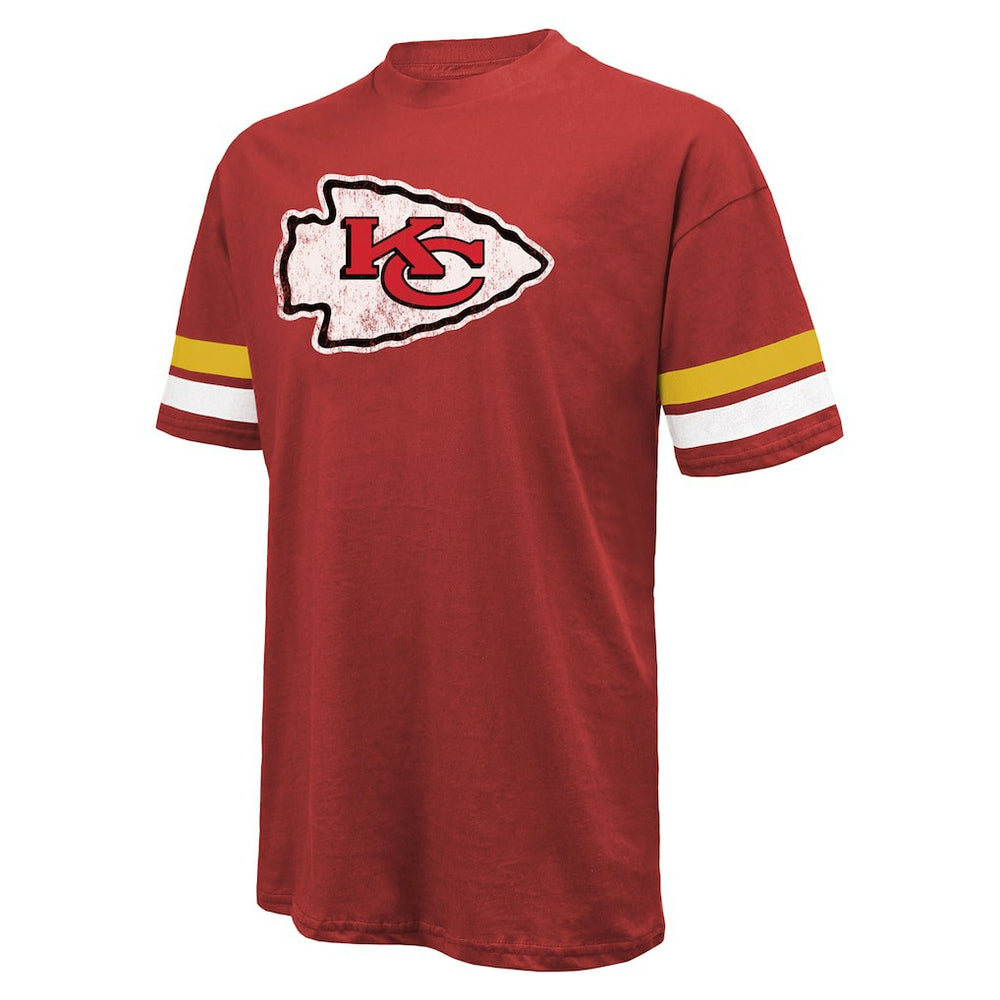 Patrick Mahomes Kansas City Chiefs Majestic Threads Name & Number Oversize Fit T-Shirt - Red sale