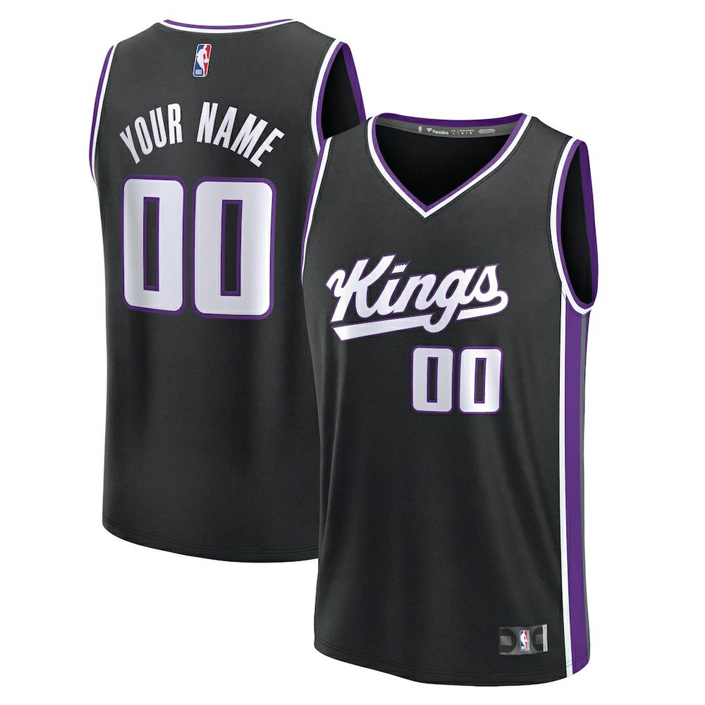 Sacramento Kings Fast Break Custom Jersey - Icon Edition - Black | Fanatics cheap