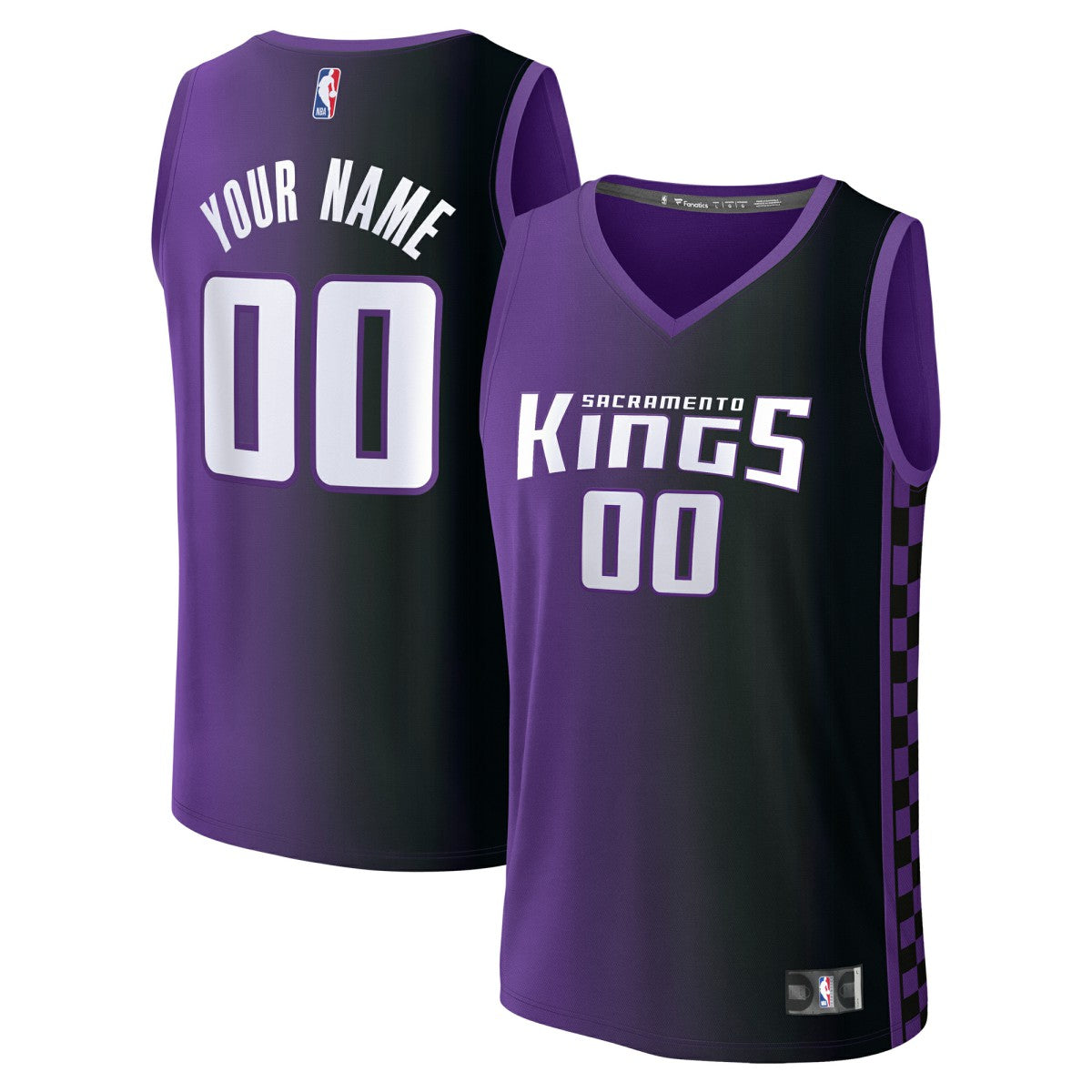 Sacramento Kings Youth Fast Break Custom Replica Jersey - Purple - Statement Edition | Fanatics discount