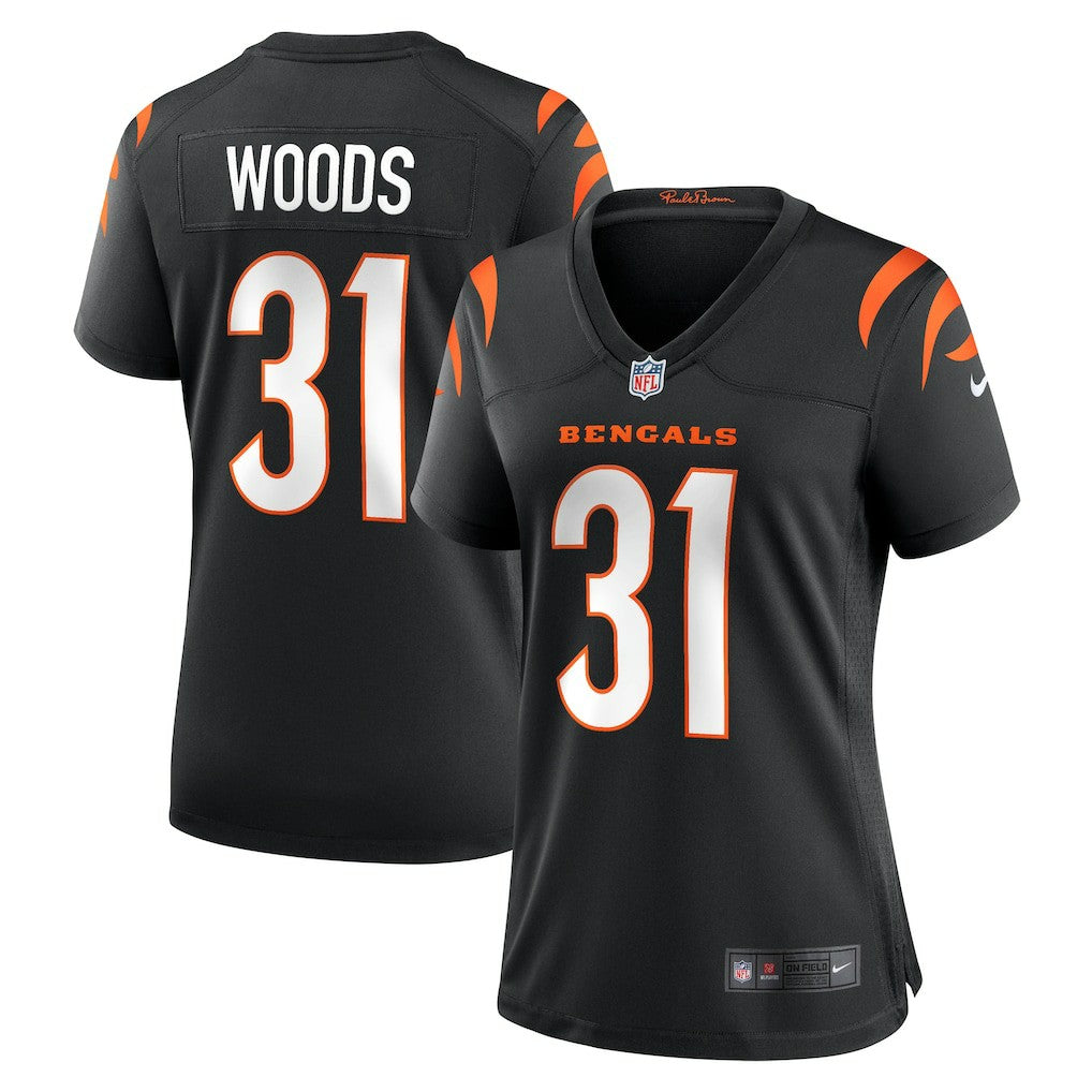 Ickey Woods Cincinnati Bengals Women's Retired Player Game Jersey - Black | Nike cheap