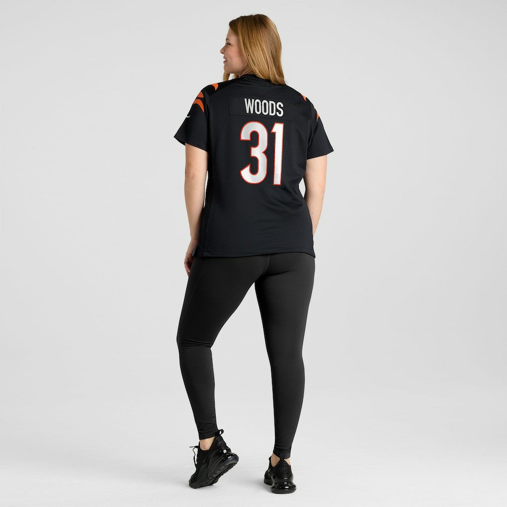 Ickey Woods Cincinnati Bengals Women's Retired Player Game Jersey - Black | Nike cheap