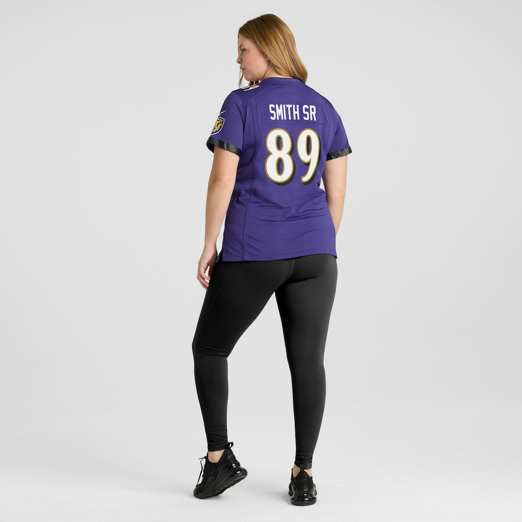 Steve Smith Sr. Baltimore Ravens Women's Retired Player Game Jersey - Purple | Nike cheap